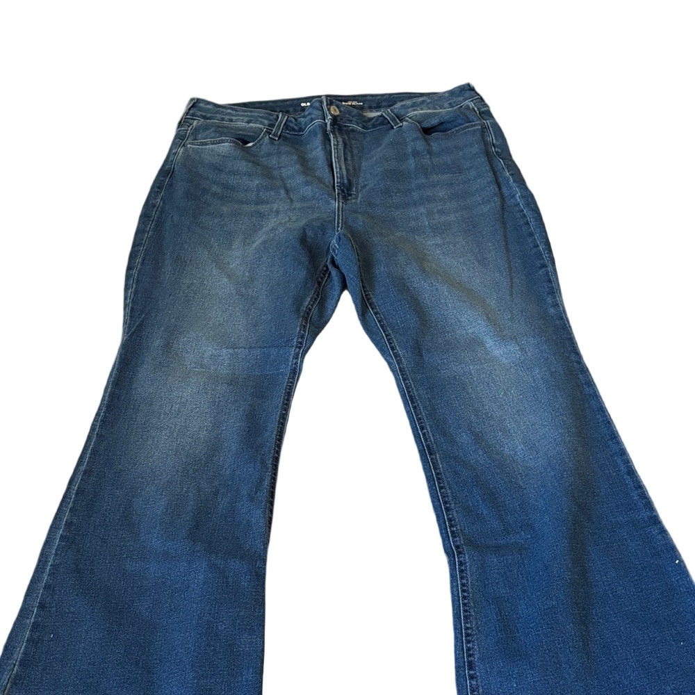 NWT Old Navy Dark Blue High Rise, Flare Jeans 14P